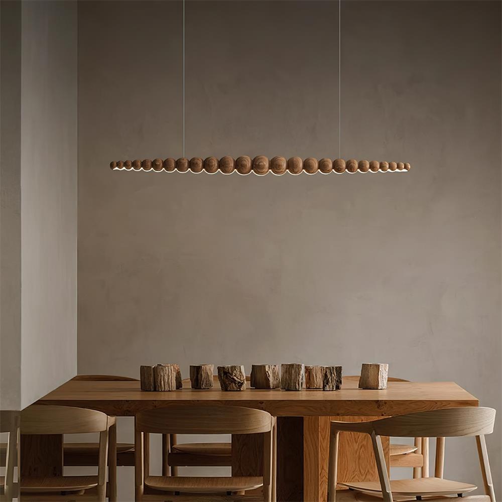 Arbor Minimalist Wood Chandelier