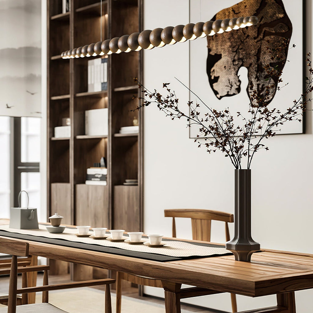 Arbor Minimalist Wood Chandelier