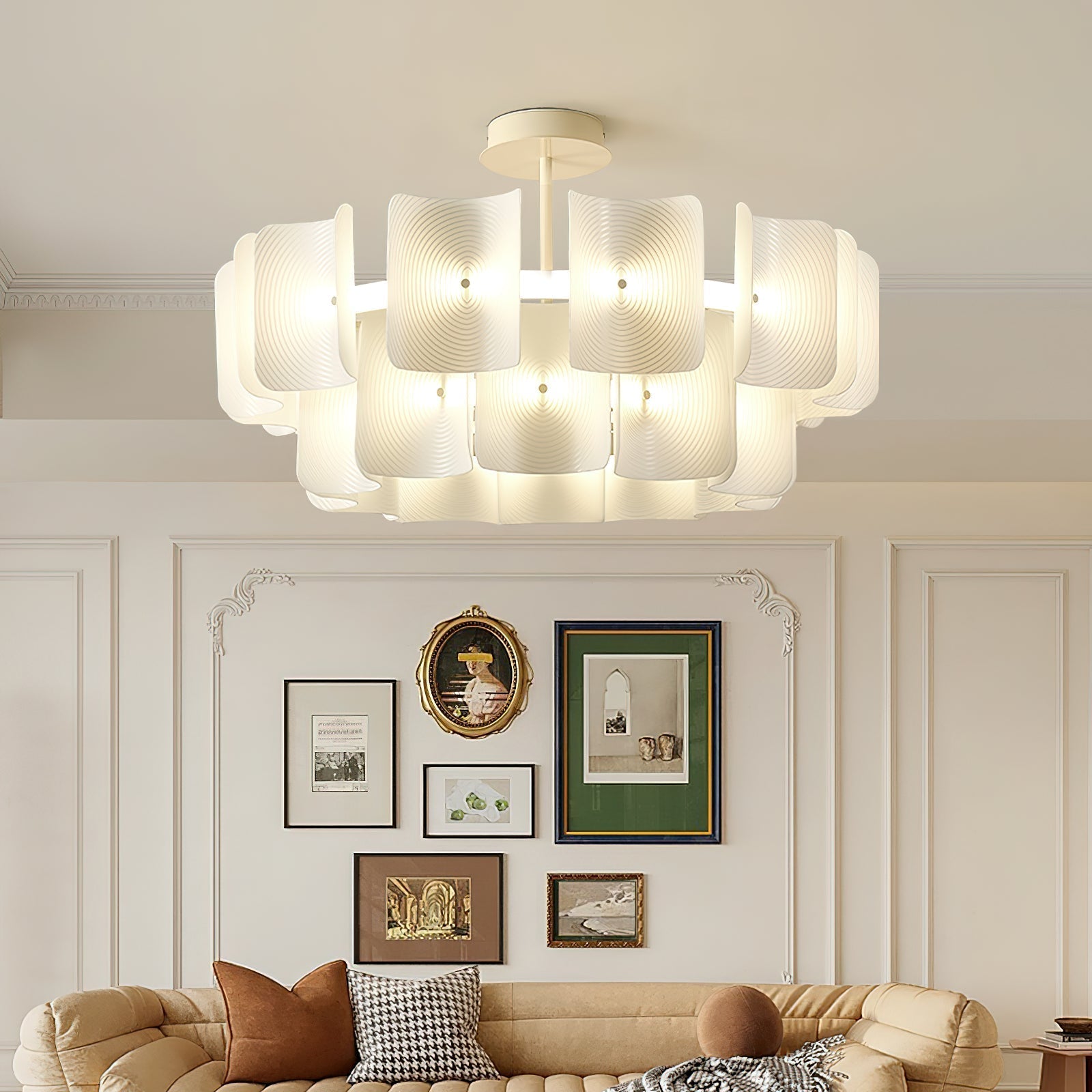 Aurora Chandelier Fingerprint LED
