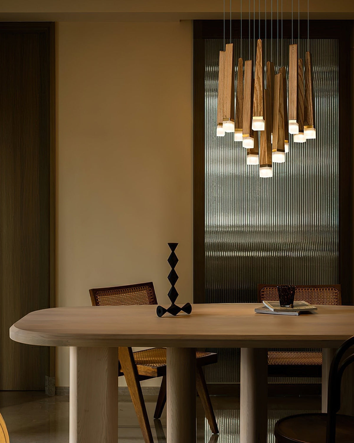 Armarila Firewood Stick Wood Chandelier