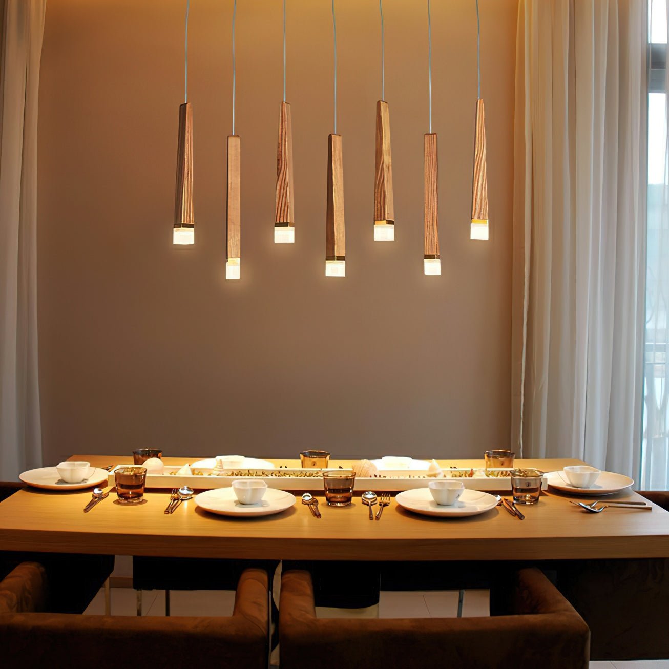 Armarila Firewood Stick Wood Chandelier