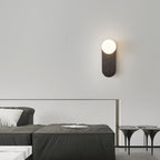 Isoren Flat Base Globe Brass Glass Sconce Wall lamp