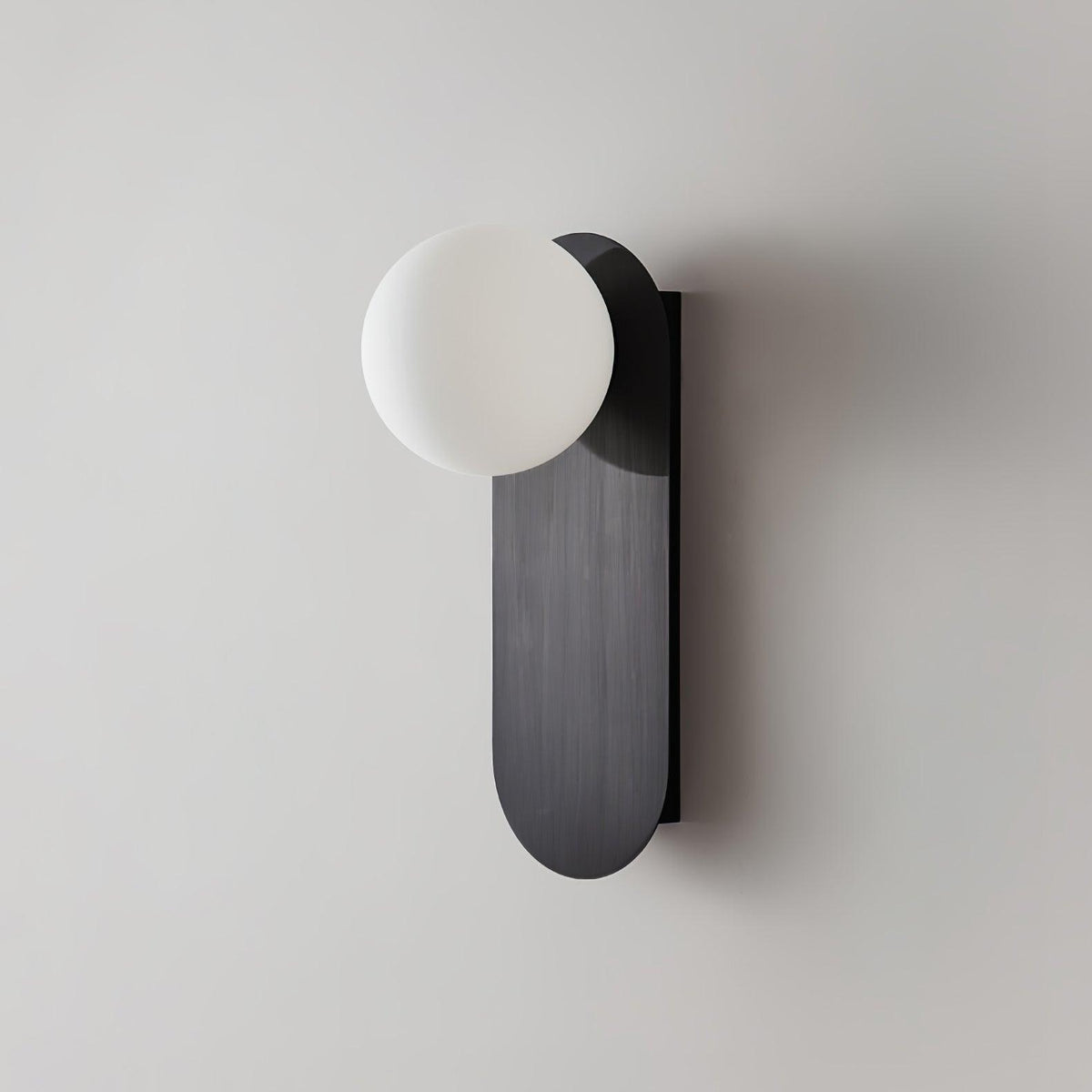 Isoren Flat Base Globe Brass Glass Sconce Wall lamp