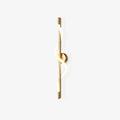 Fidora Sculptural Brass Silicone Wall Lamp