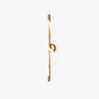 Fidora Sculptural Brass Silicone Wall Lamp