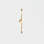 Fidora Sculptural Brass Silicone Wall Lamp