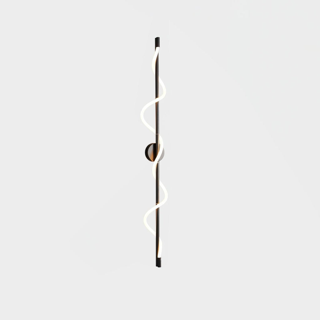Fidora Sculptural Brass Silicone Wall Lamp