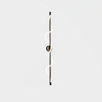 Fidora Sculptural Brass Silicone Wall Lamp