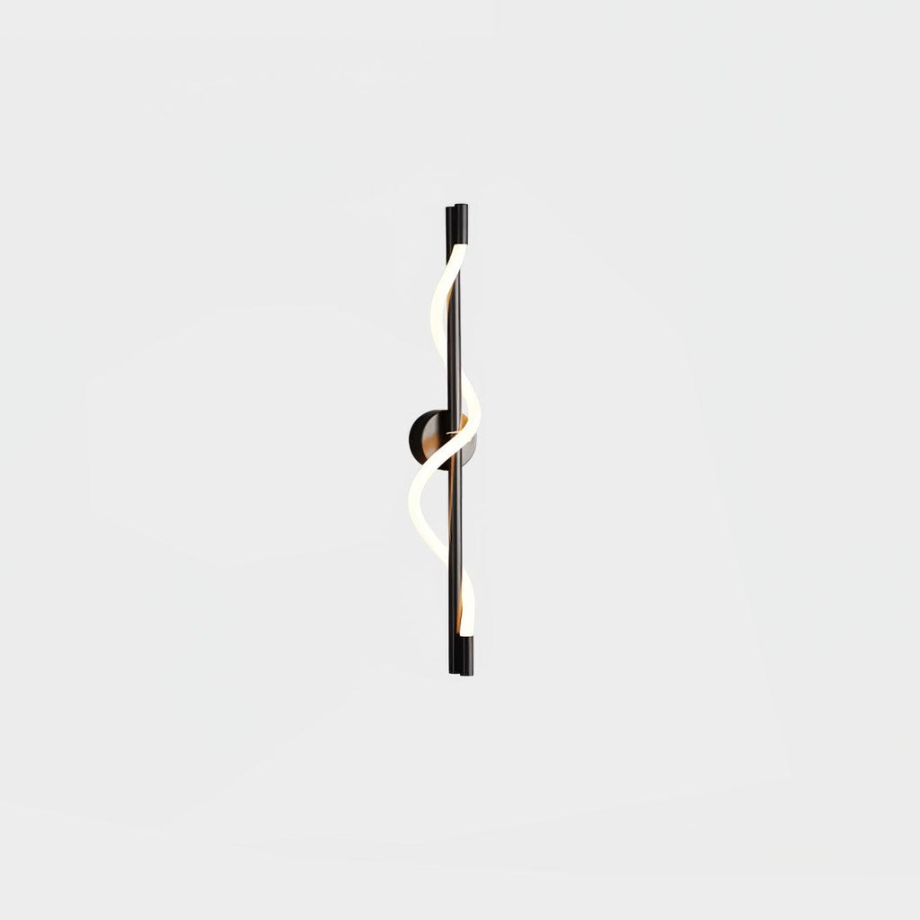 Fidora Sculptural Brass Silicone Wall Lamp