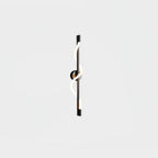Fidora Sculptural Brass Silicone Wall Lamp