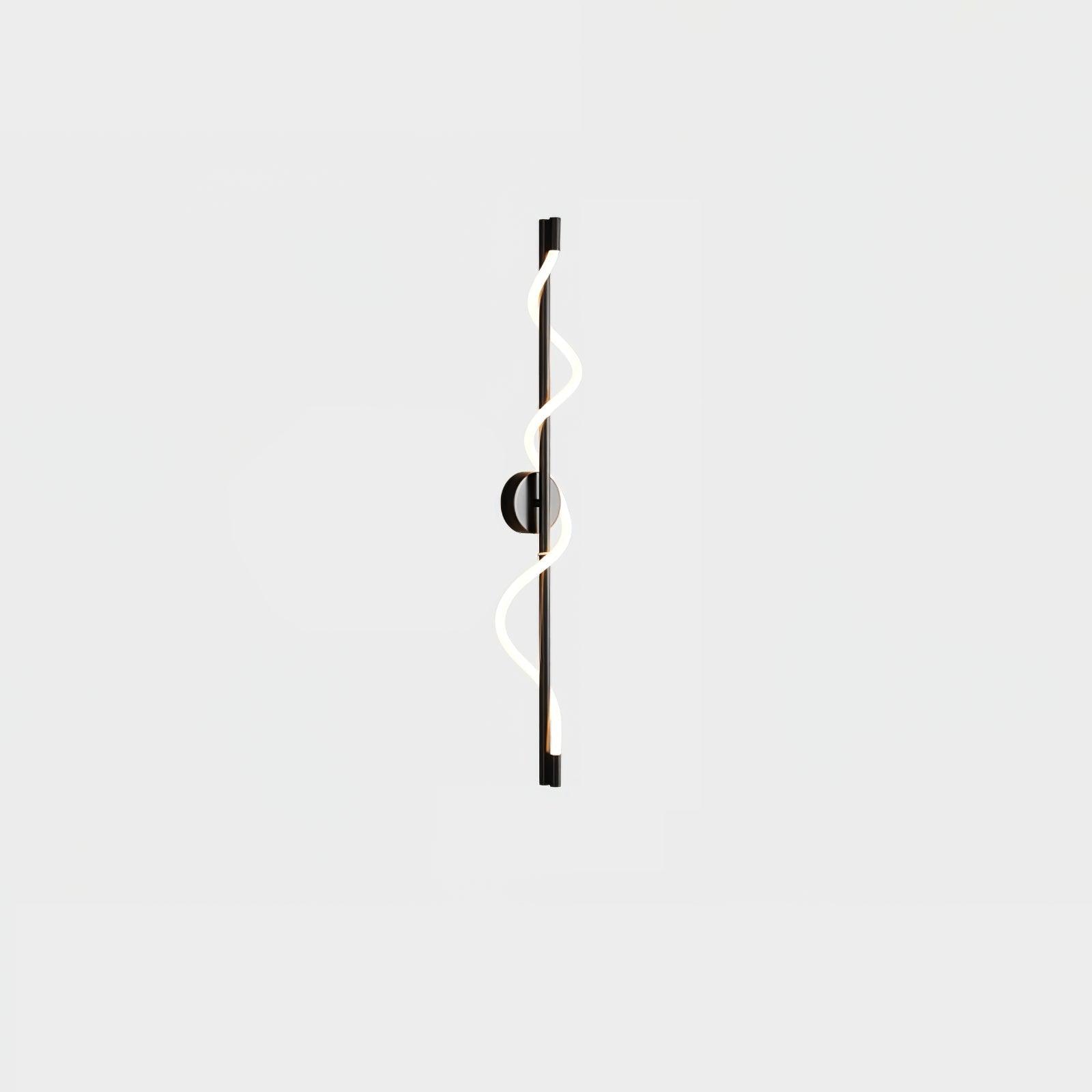 Fidora Sculptural Brass Silicone Wall Lamp