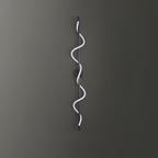 Fidora Sculptural Brass Silicone Wall Lamp