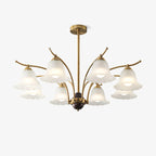 Civinora Brass Alabaster Chandelier