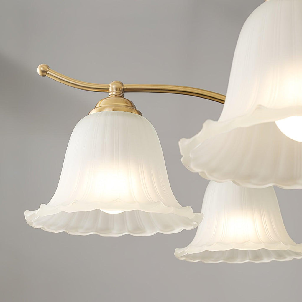 Civinora Brass Alabaster Chandelier
