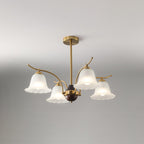 Civinora Brass Alabaster Chandelier