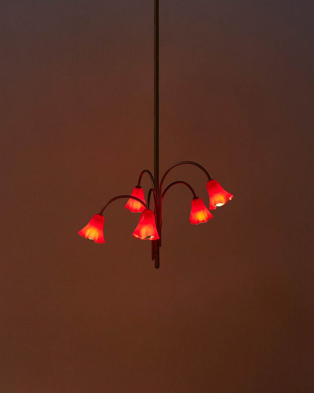 Aurmiros Individual Creativity Brass Glass Chandelier
