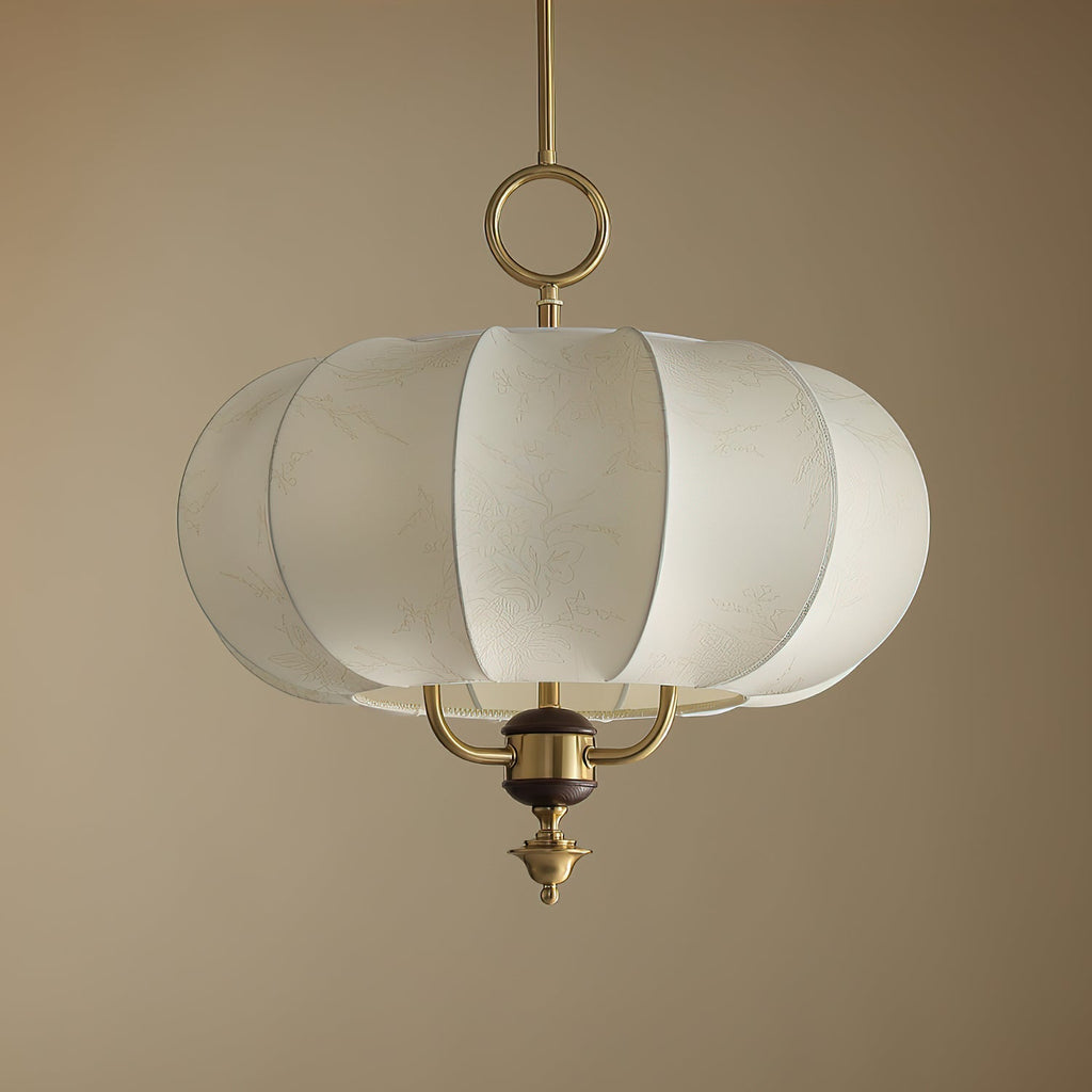 Florabelle Vintage Fabric Pendant Light