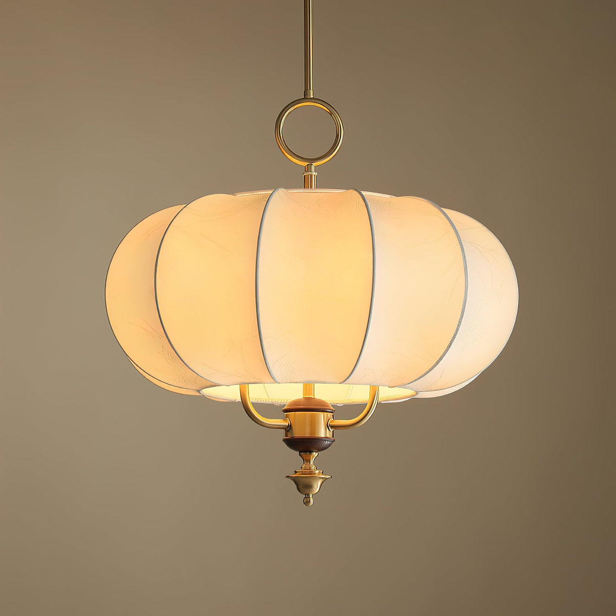 Florabelle Vintage Fabric Pendant Light