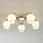 Oldore Premium Elegance Floral Glass Ceiling Lamp