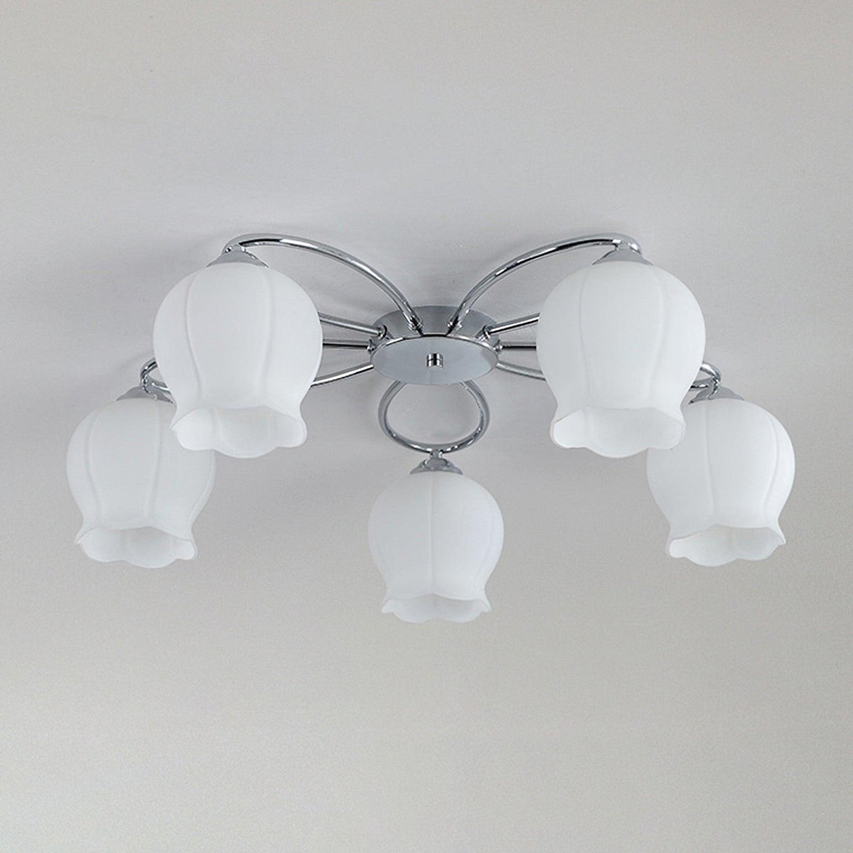 Oldore Premium Elegance Floral Glass Ceiling Lamp