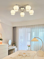 Oldore Premium Elegance Floral Glass Ceiling Lamp