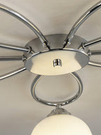 Oldore Premium Elegance Floral Glass Ceiling Lamp