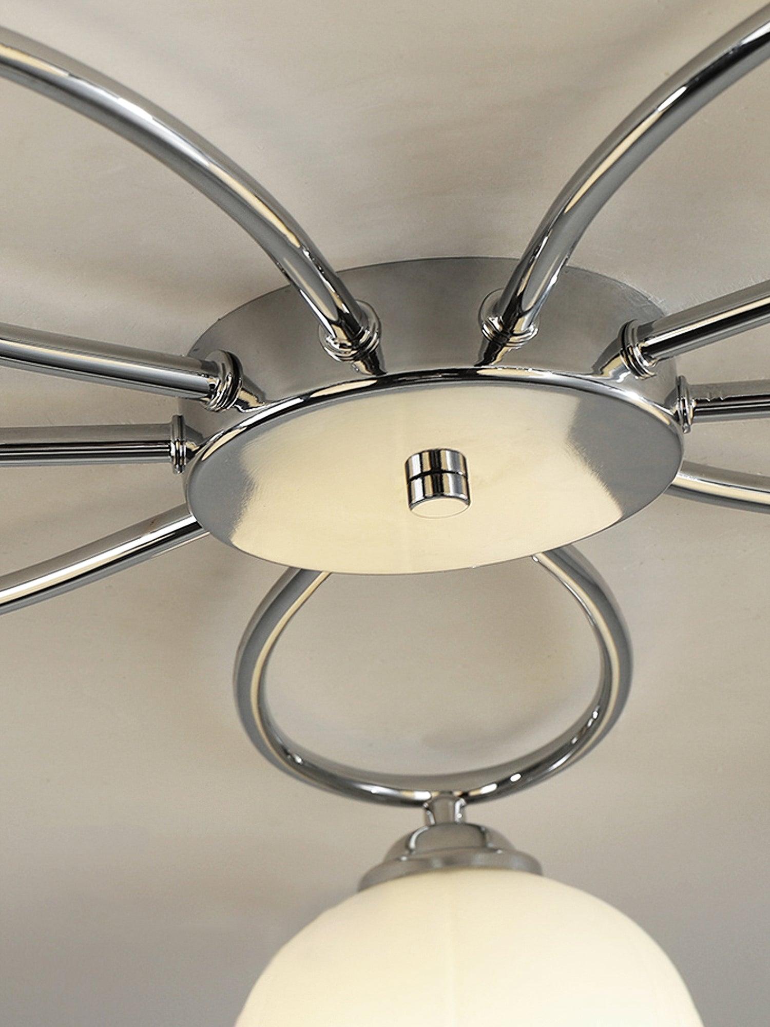 Oldore Premium Elegance Floral Glass Ceiling Lamp