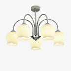 Aurora  Chandelier Floral Glass