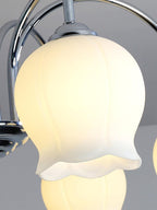 Aurora  Chandelier Floral Glass