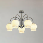 Aurora  Chandelier Floral Glass