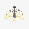 Aurora  Chandelier Floral Glass