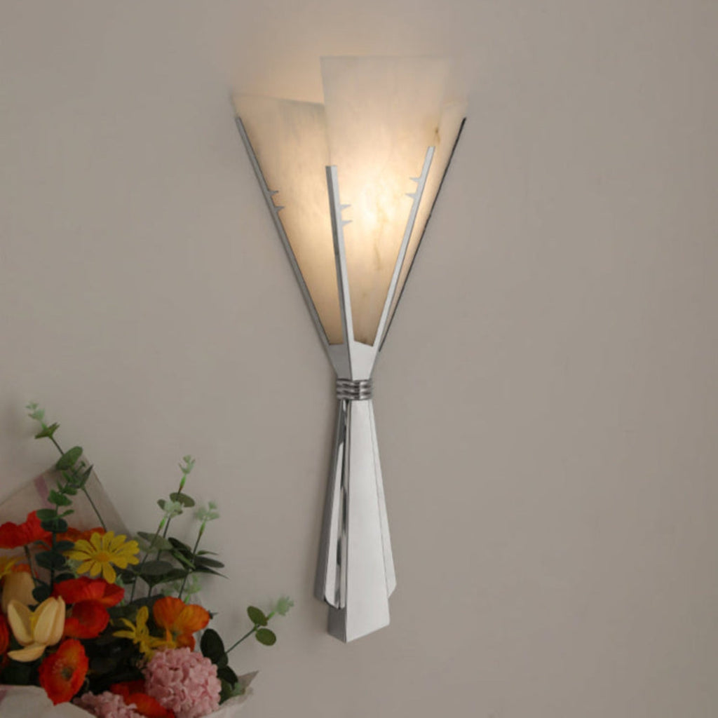 Florent Modern Alabaster Wall Lamp