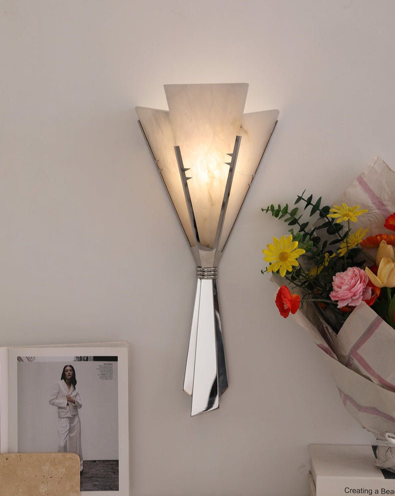 Florent Modern Alabaster Wall Lamp