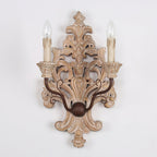 Ilzoror Vintage Industrial Wood Wall Lamp