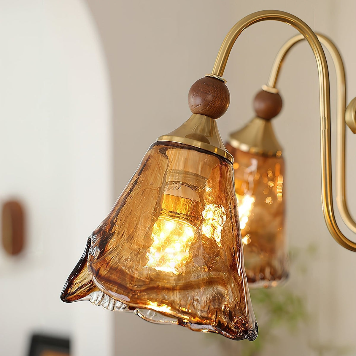 Florenzia Vintage Glass Chandelier