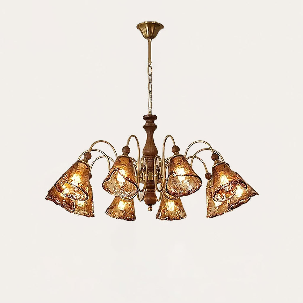Florenzia Vintage Glass Chandelier