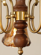 Florenzia Vintage Glass Chandelier