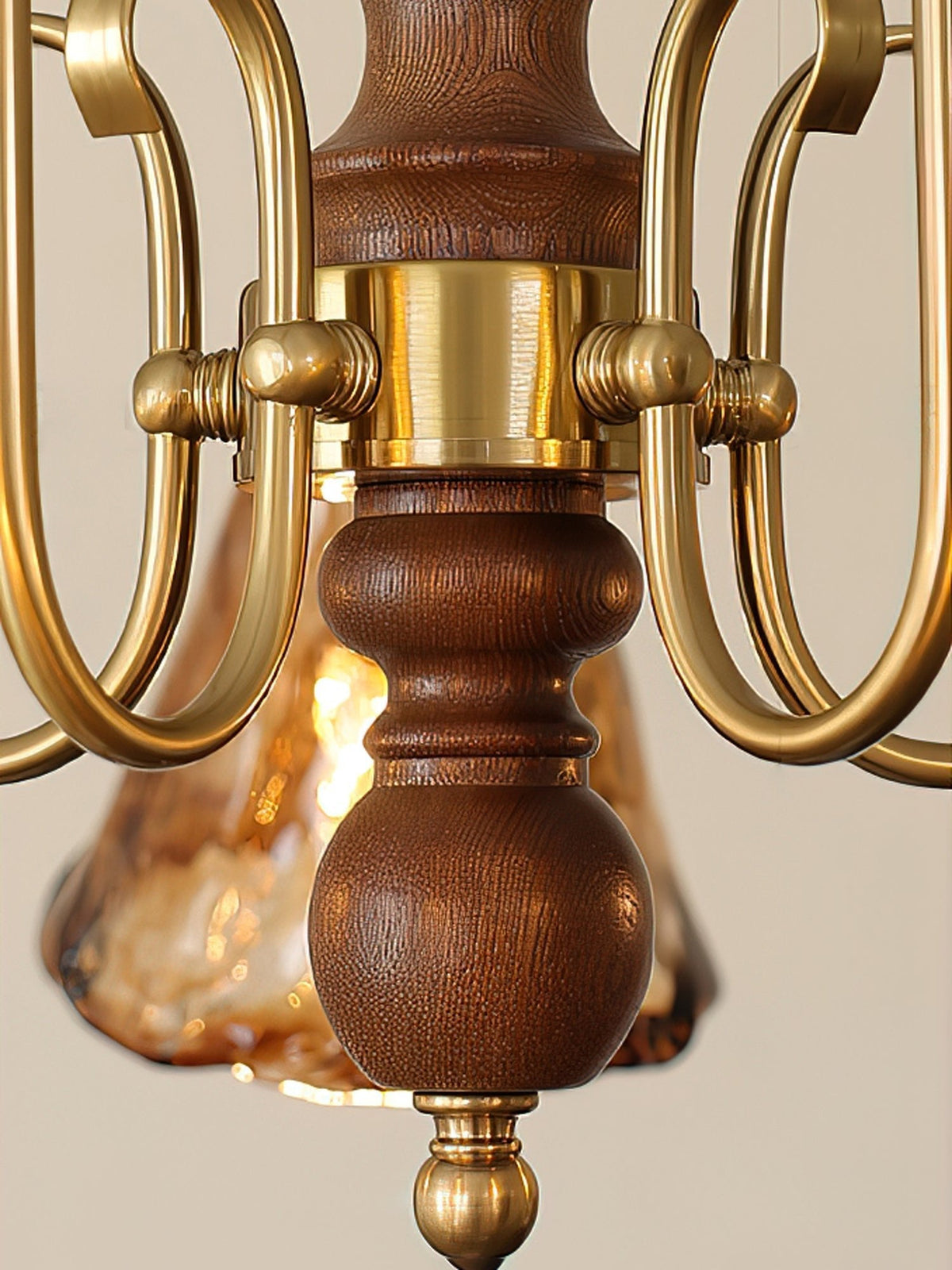 Florenzia Vintage Glass Chandelier