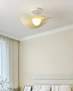 Florina Ceiling Light Fabric Ribbed Fan Shape Minimalist