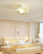 Florina Ceiling Light Fabric Ribbed Fan Shape Minimalist