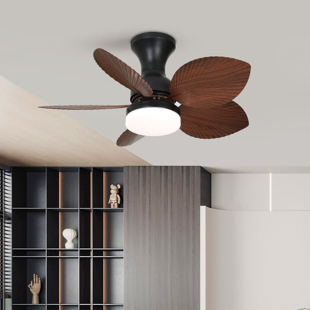 Florence Vintage Wood Ceiling Fan Light