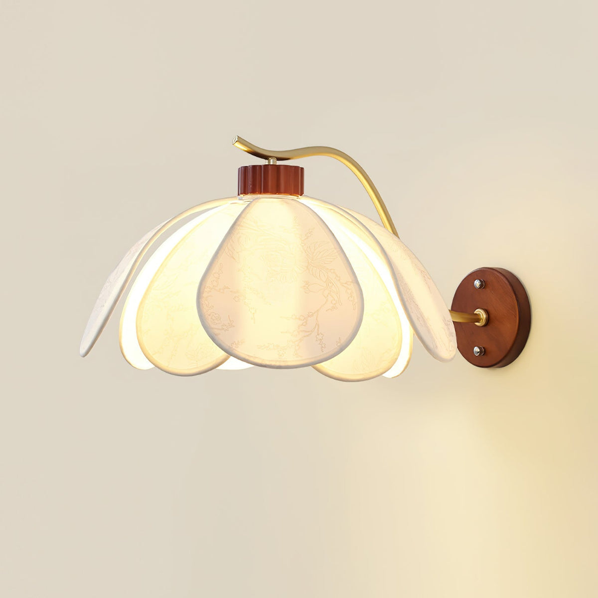Florvia Wall Lamp Petal Floral Shade