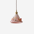 Florynna Pendant Lamp Pleated Blossom Elegance