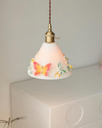 Florynna Pendant Lamp Pleated Blossom Elegance