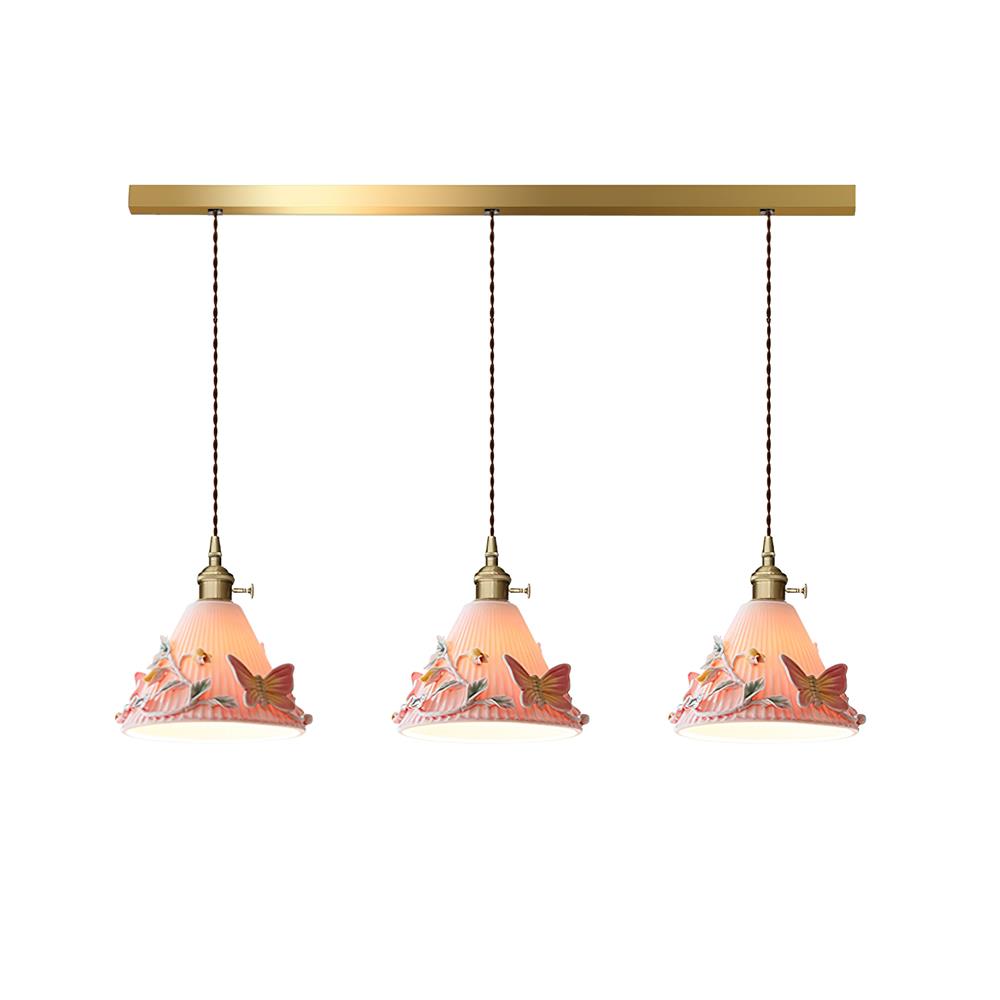 Florynna Pendant Lamp Pleated Blossom Elegance
