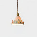 Florynna Pendant Lamp Pleated Blossom Elegance