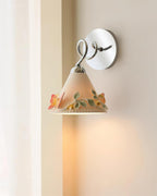 Florynna Wall Lamp Pleated Floral Butterfly