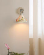 Florynna Wall Lamp Pleated Floral Butterfly