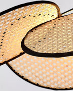 Flow Rattan Pendant Lamp Handwoven Organic