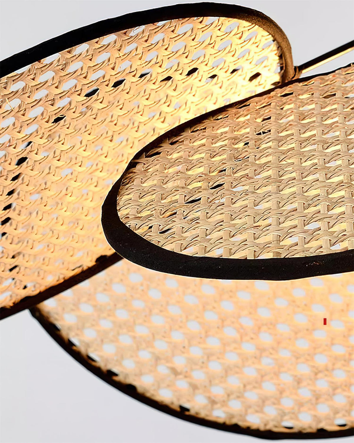 Flow Rattan Pendant Lamp Handwoven Organic
